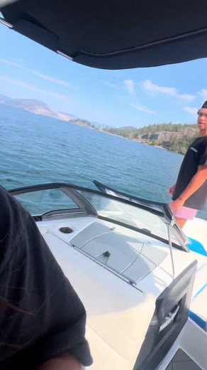 not taking the boat out by myself for a while @18 @Jordan ;) #fyp #viral #lake #boat #fire