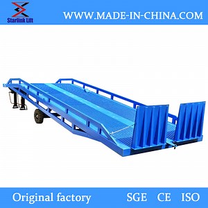 [Hot Item] Factory Direct Sale 8t Container Hydraulic Movable Dock Ramps Mobile Yard Ramp