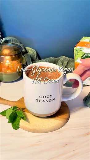 Indulge in a nourishing twist on hot cocoa with this low-glycemic, vegan Triple Mint Hot Chocolate recipe! ☕️ Triple Mint tea which has peppermint, spearmint, lemon balm, and probiotics, brings a refreshing lift to this cocoa while gently supporting digestion.* Made with coconut milk, coconut sugar, and cacao, this vegan, low-glycemic treat blends herbal wellness with rich chocolatey warmth. Give it a try and see how this herbal infusion transforms a classic favorite 🌿✨ Ingredients: 2 Tradition