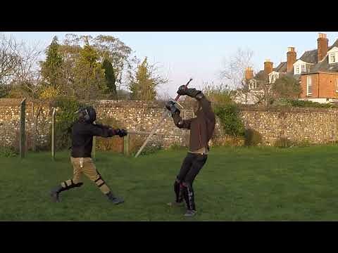 Zweihander vs longsword (HEMA)