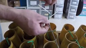 50 shot angled rack W/ mortar tubes