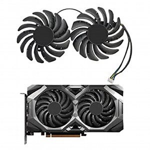 87MM Graphics Card Cooling Fan PLD09210S12HH 4Pin RX5600 RX5700 Video Card Cooling Fan Replacement for MSI Radeon RX 5600 5700 XT MECH OC GPU Card Cooler Fan