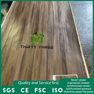 [Hot Item] Wholesale Melamine Laminated Veneer Paper Wood Veneer Paper for Plywood Faced