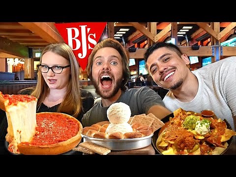 Tasting BJ’S RESTAURANT For The First Time!!! The ENTIRE Menu!