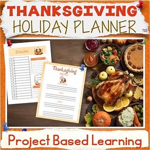 Thanksgiving Dinner Planner Research Project Plan Thanksgiving Meal PBL Activity