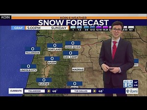 Weather forecast: Northwest flow keeps cranking out showers and mountain snow for Oregon