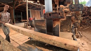 3K views · 29 reactions | manual sawmill timber using small sawmill machine | Sawmill & Woodworking | Facebook