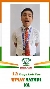 2.3K views · 41 reactions | “Utsav Azaki Ka” is a feeling that brings joy to the face of every Indian at the same time draws our attention to sacrifices made by our freedom fighters for the liberation of India. #Nprs #Utsavazadika | North Point Residential School CBSE Boarding Cum Day School in Siliguri | Facebook
