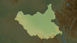 South Sudan Map Solid Border Physical Stock Footage Video (100% Royalty-free) 3551455993 | Shutterstock