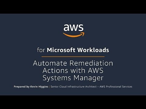 Automate remediation actions with AWS Systems Manager