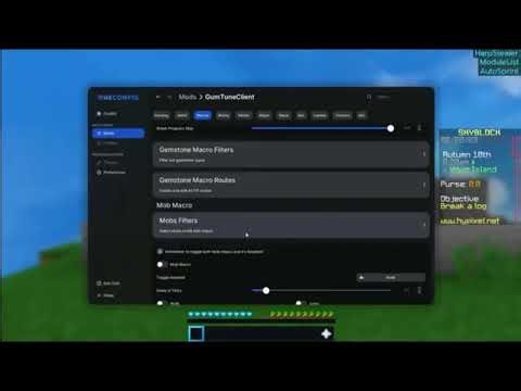Hypixel Skyblock Macro Mod Fabric Update Showcase March 2026
