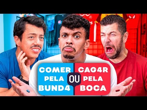TRETA ⚠️ COMER PELA BUND4 ou CAG4R PELA BOCA??? 😱😂 *o que você prefere*