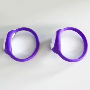[Hot Item] RFID Silicone Wristband IC Access Control with Qr Code Printing for Company