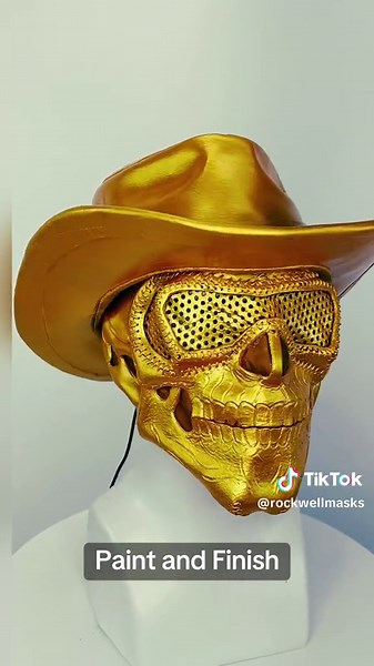 Here are the steps I took to create my first leather fadora style hat. #mask #masks #process #processvideo #leather #processart #leather #leathermask #costume #leathercraft #leathercrafting #howitsmade #howitsdone #watchmework #howto #wrestlingentrance #wrestlingmask #costume #costumeideas #costumemask #designer