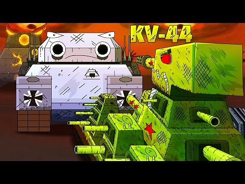 TOP 10 EPISODES KV-44 - Cartoons about tanks