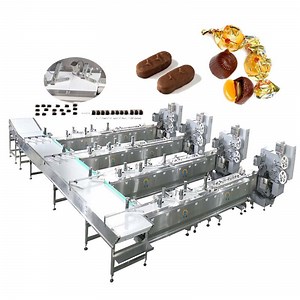 [Hot Item] Automatic Feeding Line Bounty Bar Package Chocolate Double Twist Wrapping Machine
