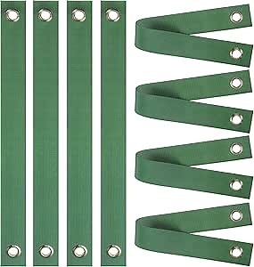 Betus Tree Straps for Staking with Grommet - 16 in Tree Support Straps for Guying Staking Newly Planted Saplings and Hurricane Protection - Heavy Duty Tree Straightening Ties - 8 Pcs