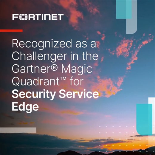ICYMI: We’ve been recognized as a Challenger in the 2024 Gartner® Magic Quadrant™ for Security Service Edge! We believe this is a testament to the strength of our #FortiSASE offering, which delivers comprehensive cloud-based security as a standalone offering or integrated with #SDWAN for single-vendor SASE. Learn more about this recognition: https://ftnt.net/61855GhRD | Fortinet