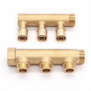 [Hot Item] Underfloor Heating Water Heat Brass Gate Valve Manifold