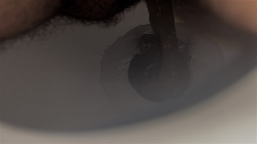Bf poops long snake-like turd that stinks