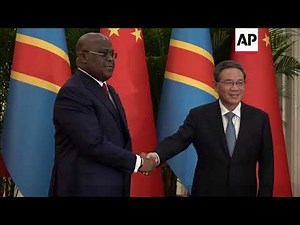 China president welcomes DRCongo counterpart