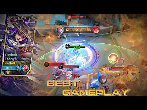 FANNY BEST GAMEPLAY 2025 | BEST ROTATION TIPS | SOLO RANK GAMEPLAY | MLBB