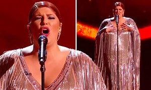 X Factor: Jenny Ryan performs on the show