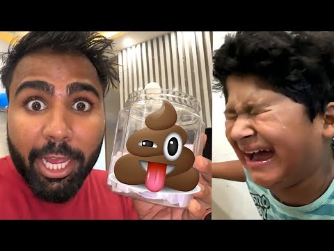 Gobar kha liya chinu ne😰xtreme dare challenge with family