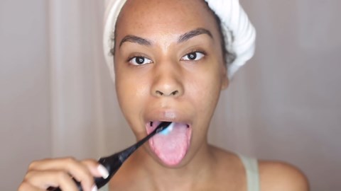 My step-by-step oral hygiene routine for clean & white teeth | Maryam Hampton’s daily dental care