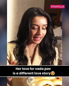 14K views · 1.8K reactions | Shraddha Kapoor and her love for vada pav is a different love story!❤ #pinkvilla #shraddkapoor #bollywood | PinkVilla | Facebook
