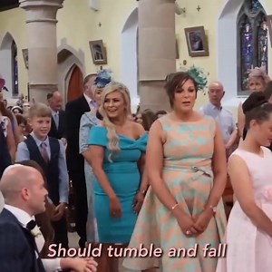 A nervous couple are waiting to get married when suddenly a guest rises from audiance | Sharing is Caring