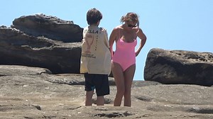 Julia Roberts enjoys a day at the beach with her family