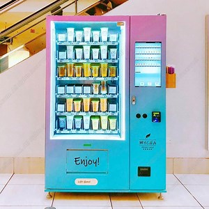 [Hot Item] Milk Tea Vending Machine with Elevator System