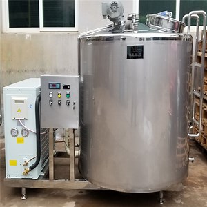 [Hot Item] Stainless Steel Refrigerating Milk Tank Horizontal Direct Milk Cooling Tank Dairy Milk Cooling Processing Tank