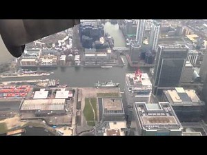 Landing at London City Airport Full HD April 2013