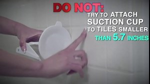 Shower Foot Rest Wall Mount - Powerful Suction Cup Shower Foot Rest Step, No Drilling Anti Slip, Shower Stool for Shaving Legs Women & Back Pain Sufferers