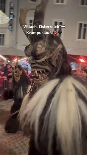 Villach, Österreich 🇦🇹 Krampuslauf. 👹🖤#khatytravel #villach #österreich #krampus #krampuslauf