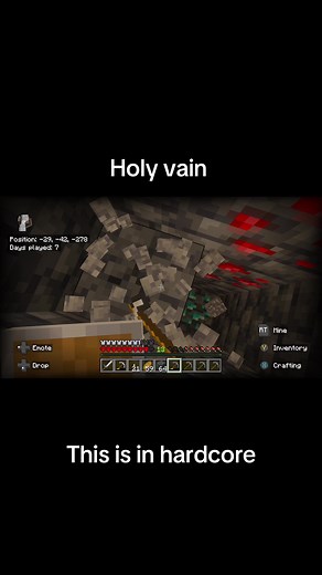 Minecraft Hardcore: Holy Vain Diamond Found!