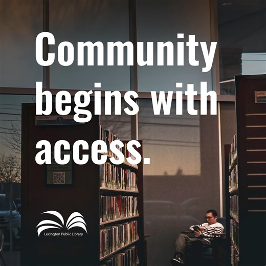 1.4K views · 28 reactions | This National Library Week (during Library Giving Month!), we are celebrating all the ways our library system provides access to our community — because access is essential. What does access mean to you? | Lexington Public Library | Facebook
