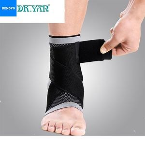 [Hot Item] Breathable Knitted Compression Ankle Support with Silicone Gel Pad