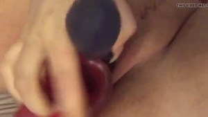 Two cocks in her piggy cunt!