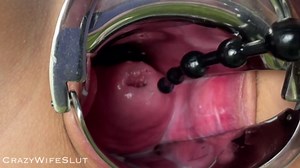 Crazywifeslut Cervix and Peehole Play