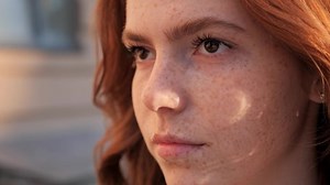 Brown Eyes Red Haired Girl Lots Stock Footage Video (100% Royalty-free) 1077574091 | Shutterstock