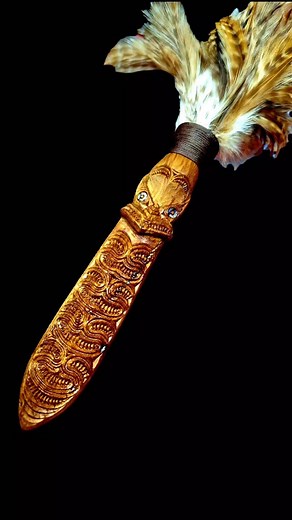 Rimu Taiaha finished today and sold today, too. Nga mihi whanau for the support.😁🍺☄️ | Sonny Ngaheu