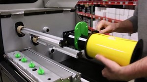 LabelTac Indoor/Outdoor Vinyl Label Supply, Industrial Label Tape for LabelTac 9 Printers, Durable Facility & Warehouse Label Material - Green, 9in x 75ft