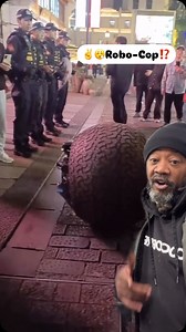 ✌️😮‍💨ROBO-COP⁉️ #ROBOCOP #ROBOT #POLICE | Jermaine Lamont Hymes