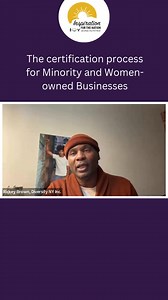 The certification process for Minority and Women-owned businesses with Rickey Brown #diversify #newyork #mwbe #minority #women #business #certification #InspirationForTheNation | Inspiration for the Nation George Kilpatrick | Facebook