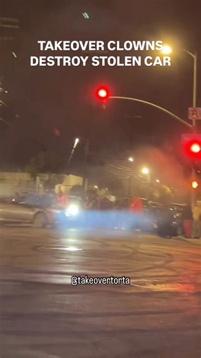 9.9K views · 56 reactions | More Takeover/Sideshow Clowns destroying stolen cars! #saynototakeovers #fucktakeovers #takeovers #sideshows #Drifting #fails #funny #california #g37 #g35 #cars #carsandcoffee #carsofinstagram #carmeet #carinstagram #carsofinsta | Babayaga Racing Channel | Facebook