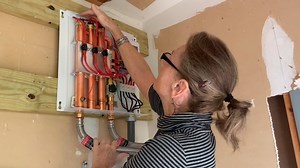 Cleaning heating elements on my Eco Smart 27 tankless water heater. I didn’t know it, but you are supposed to flush or clean these systems every year. Good thing I did, this one had one cylinder full of chalky deposits that broke the element inside of it. I cleaned all cylinders, heating elements, purchased a new one and it works like new again. #thenakedrancher #nakedrancher #ranchlife #tanklesswaterheater #ecosmart #pfbp | The Naked Rancher
