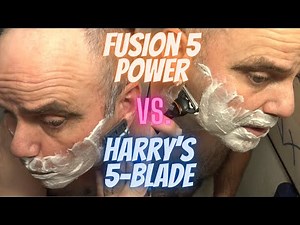 Gillette Fusion 5 Power Razor Versus Harry's Five-Blade Razor
